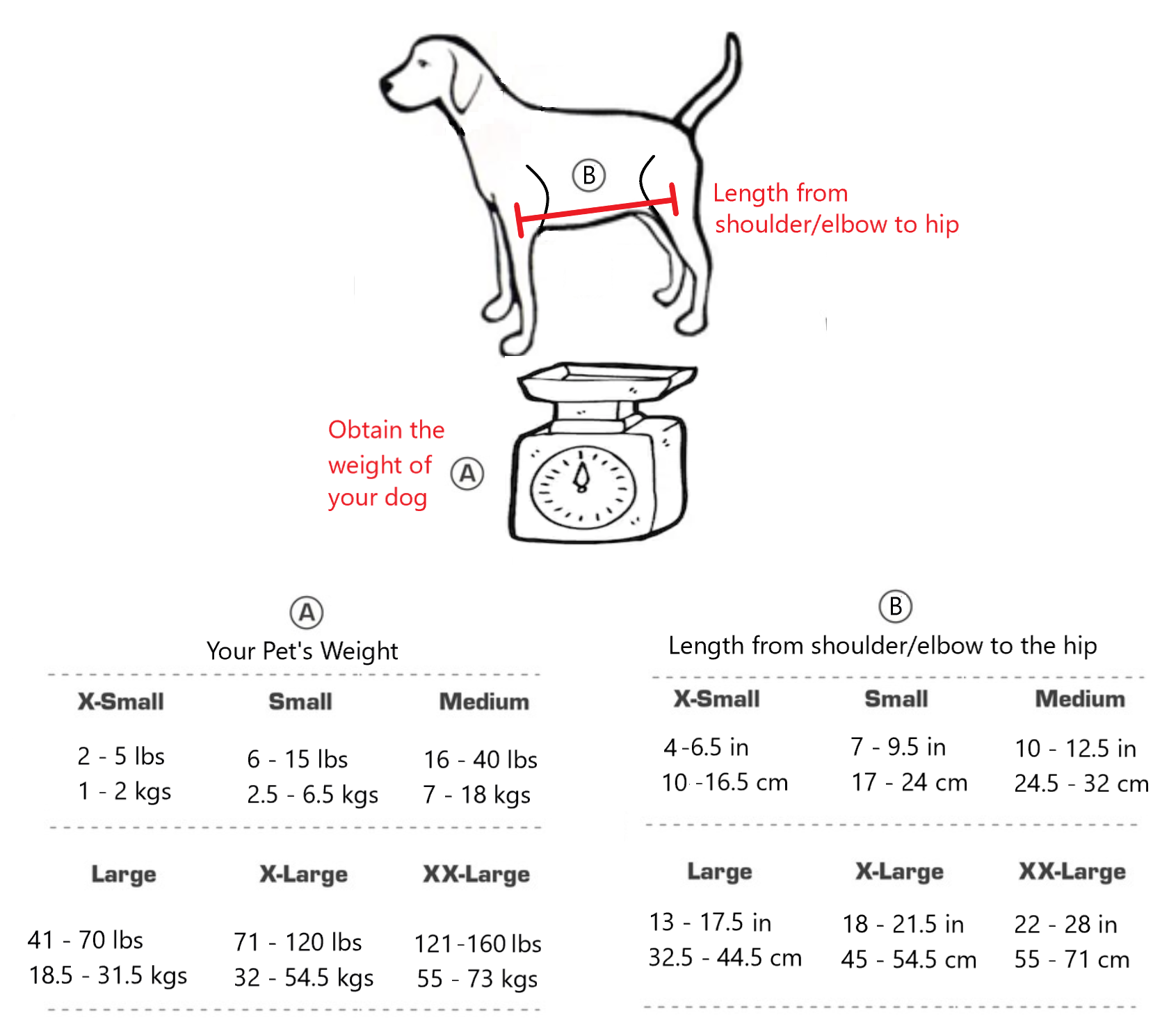 XXL Harness (121-160lbs / 55-73kgs)